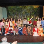 A group photograph of the cast and crew of the Annual Play ‘Shrek 2’ With the Chief Guest, Mr. Javed Iqbal,