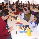 A Panoramic view of the Chess Battlefield, all set at the Laurelbank School System Alhamra Town Campus