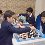 The young chess combatants on strike