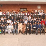 A group photograph of all the participants along with the chief guest Mr. Hanif Qureshi