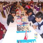 A Panoramic view of the Chess Battlefield, all set at the Laurelbank School System Alhamra Town Campus